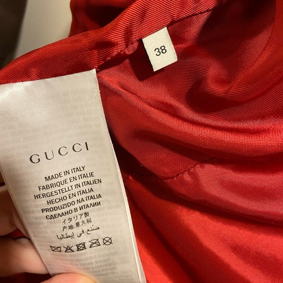 Classic Gucci leather biker jacket. - Picture 7 of 11